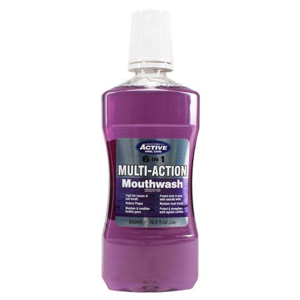 Beauty Formulas Active Oral Care Mouthwash 6 In 1 500ml