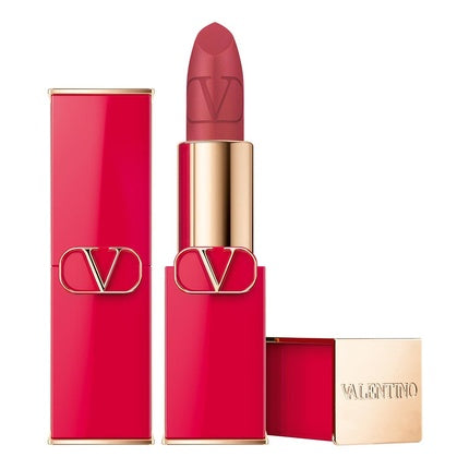 Valentino Rosso Matte Cream Lipstick 110r Refillable - 35 Grams