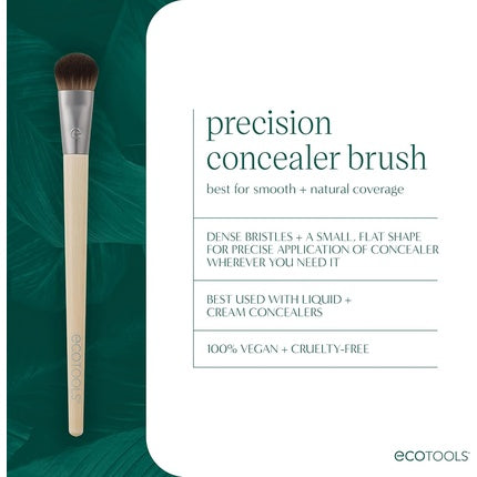 EcoTools Precision Concealer Makeup Brush for Under Eyes & Imperfections