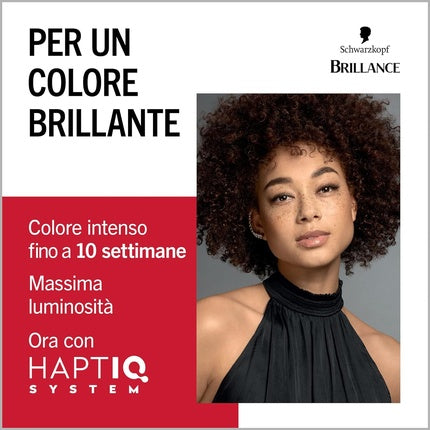 Schwarzkopf Brillance Permanent Hair Color Hair Dye Cream with Nourishing Conditioner Diamond Shine Coverage for White Hair Shade 872 Intense Ruby Red 170.00ml