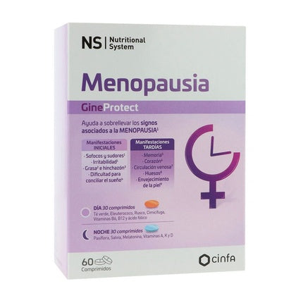 Ns Menopause Day And Night 60 Tablets - Menopause Support Supplement