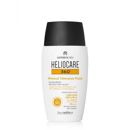 Heliocare 360 Mineral Tolerance Fluid Spf50 Protective Face Fluid For Sensitive Skin 50ml