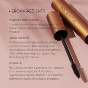 INIKA Organic Bold Lash Mascara Vegan and Non-Toxic Amplifies Lashes for Volume and Length with Conditioning Botanical Ingredients and Pure Mineral Pigments Cruelty-Free 13ml