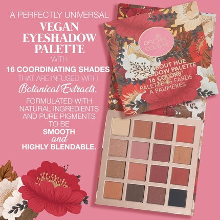 Rachel Couture Eyeshadow Palette with Natural Ingredients and Pure Pigments