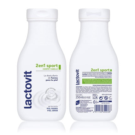 Lactovit 2-in-1 Gel and Shampoo 250ml