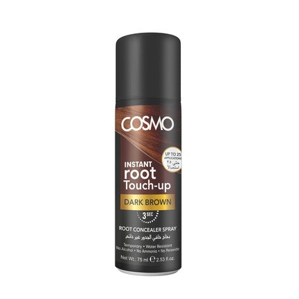 Cosmo Cosmetics Instant Root Touchup Hair Spray Dark Brown 75ml