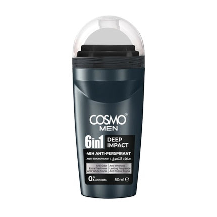 Cosmo Cosmetics Men Roll On 6 In 1 Deep Impact 50 Milliliters