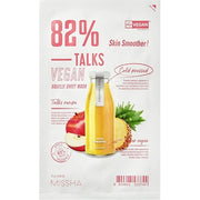 Missha Talks Vegan Squeeze Skin Smoother Sheet Mask 27 G