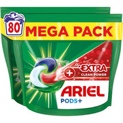 Ariel Pods Extra Clean 80 Pieces - Powerful Laundry Detergent