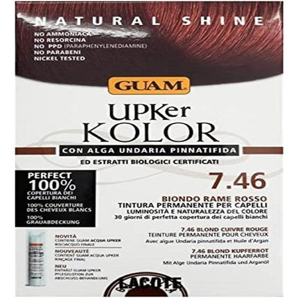 Guam Upker Kolor Permanent Dye Natural with Undaria Seaweed and Organic Ingredients