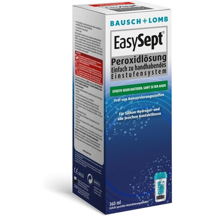 Bausch + Lomb EasySept Peroxide Solution Contact Lens Cleaner for Soft Lenses