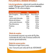 El Granero Integral Psyllium Bio 400g Vegan Superfood