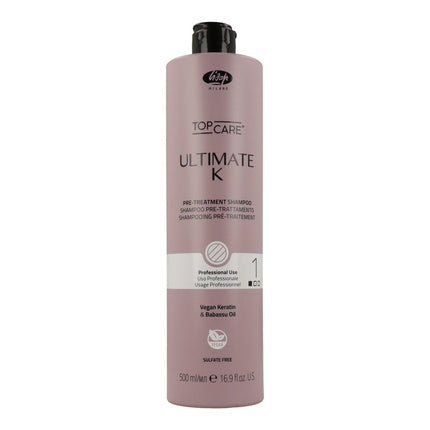 Lisap Ultimate K Pretreatment Shampoo Step 1 500 Milliliters