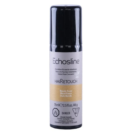 HaiRetouch Retouch Spray Instant Regrowth Concealer Dark Blonde 75ml EchosLine Vegan