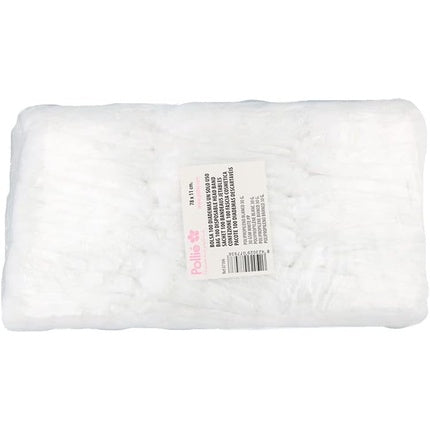 Eurostil Headbands White Use Only 78 X 11 Cm 100u Solid Color