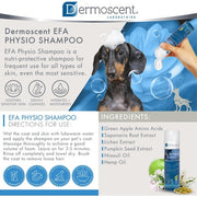 Dermoscent Efa Physio Shampoo for Dogs and Cats - Gentle Natural Formula