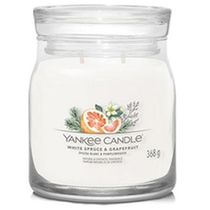 Yankee Candle White Spruce Grapefruit Signature Candle