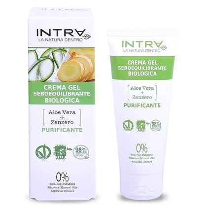 Intra Aloe & Ginger Sebum-Balancing Gel Cream Organic