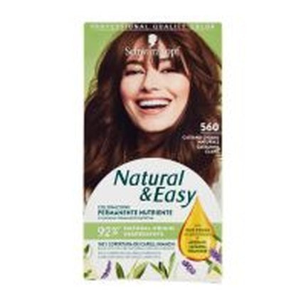 Schwarzkopf Clear Natural Easy Permanent Hair Color 560 Light Natural Chestnut 142 Ml