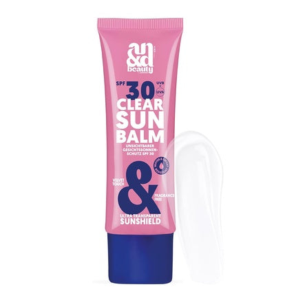 Andbeauty Clear Sun Balm SPF 30 Invisible Facial Sunscreen with Primer