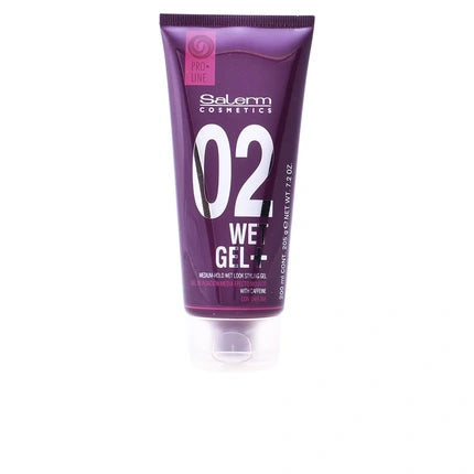 Salerm Cosmetics Wet Gel Medium Hold Wet Look Styling Gel 200ml