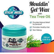 Stylin' Dredz Moulding Strong Maximum Hold Gel Wax with Tea Tree Oil Hair Care