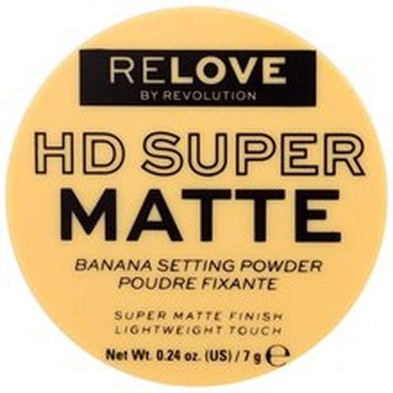 Makeup Revolution Revolution Relove Hd Super Matte Banana Setting Powder 7 G
