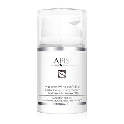 Apis Exfoliation Acid Mix Lactic + Pyruvic + Milk + Azelaic 40% 50ml