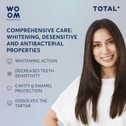 Woom Total+ Toothpaste for All-Round Protection with Fluoride