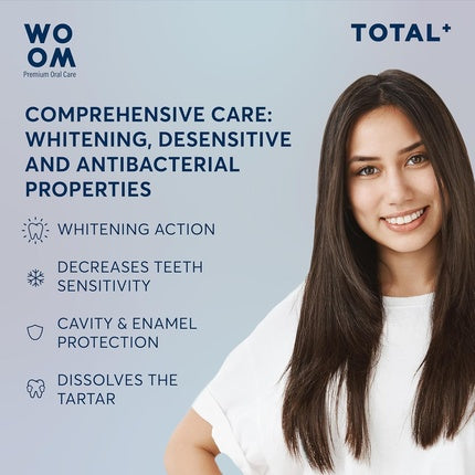 Woom Total+ Toothpaste for All-Round Protection with Fluoride