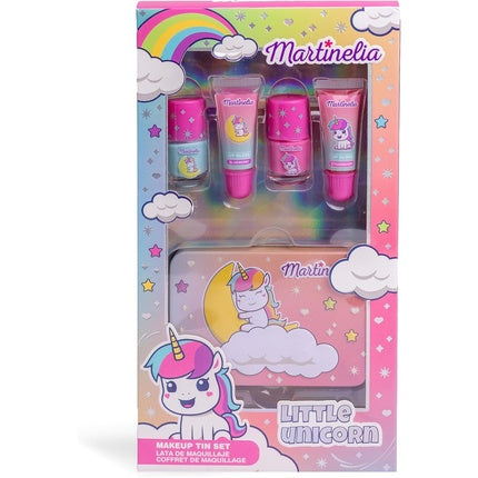 Martinelia Unicorn Makeup Set with Metallic Case and 2 Lip Glosses