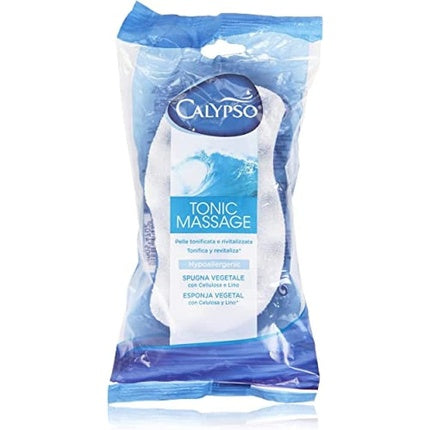 Calypso Vegetal Sponge with Cellulose and Linen for Toned and Refreshed Skin