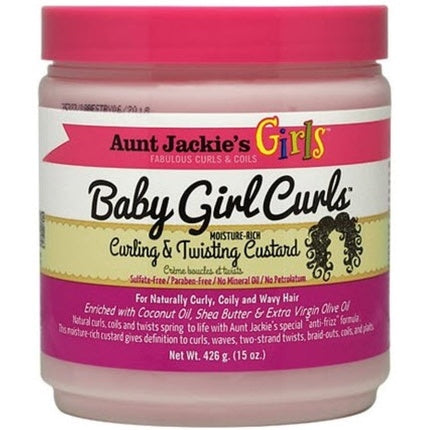 Aunt Jackie's Girls Baby Girl Curls Curling & Twisting Custard 15oz