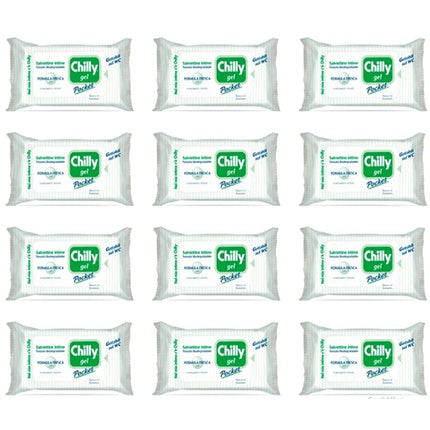 Chilly Pocket Intimate Hygiene Wet Wipes with Gel Formula