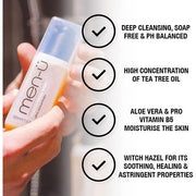 men-u Healthy Facial Wash Buddy Tube UltraConcentrate Healthy Face Cleanser 15ml