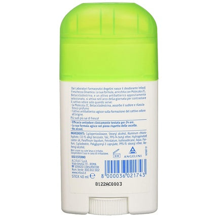 Infasil Fresh Dynamic Deodorant Stick with Antibacterial 40ml