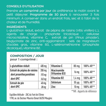 Granions Anti-Dark Spot Facial Complex with Glutathione, Vitamin C, and Zinc
