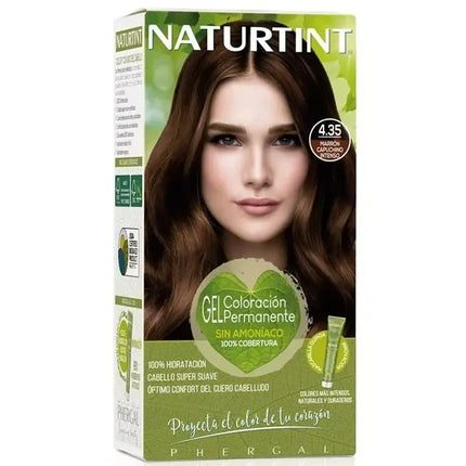 Naturtint 435 Intense Cappuccino Brown Ammonia Free Hair Colour 170ml