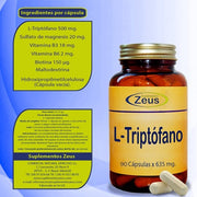 L-Triptofan 90 Capsules From Zeus