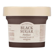 SKINFOOD Black Sugar Perfect Essential Scrub 210g/7.40oz - Pack of 2 Brand New