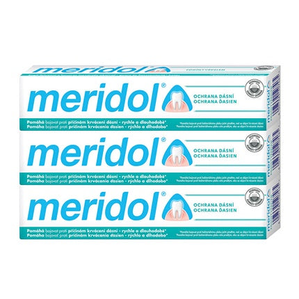 Meridol Toothpaste Against Gingivitis Tripack 3 X 75 Ml