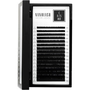 Nanolash Volume Lashes False Lashes for Professional Eyelash Extensions Volume Eyelash Extensions 0.15 C MIX 6-13mm