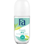 Fa Fresh & Dry Antiperspirant Roll-On With Ball Green Tea Scent 50ml