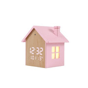 Itotal Birdhouse Alarm Clock In Pastel Pink Size 115 X 98 X 11 Cm