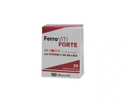 Marco Viti Farmaceutici Ferro Viti Forte Iron Dietary Supplement 30 Capsules