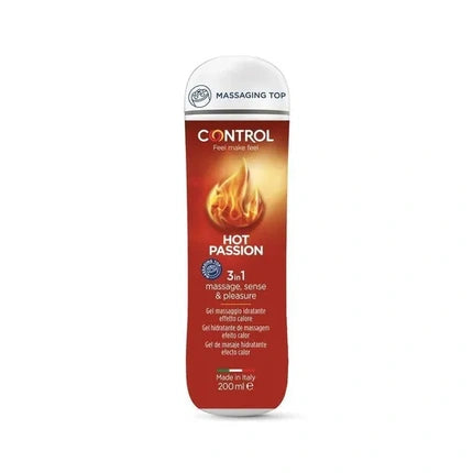 Control Pikdare Control Hot Passion Massage Gel 3 In 1 200 Ml