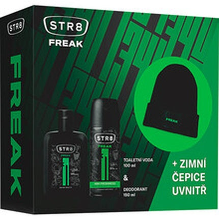 Str8 Fr34k Gift Set Eau De Toilette 100 Ml Deodorant Spray 150 Ml And Cap