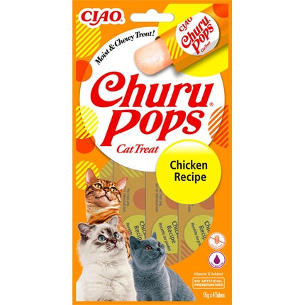 Churu Cat Snack Pops Chicken 4 Pieces