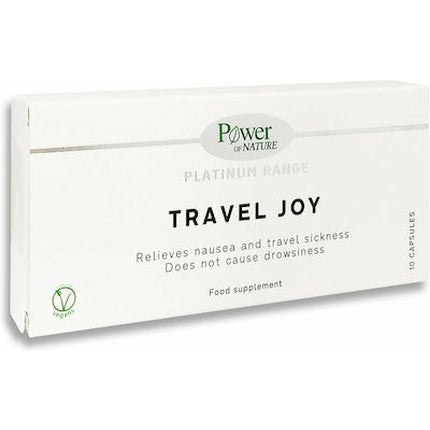 Power Health Power Of Nature Platinum Range Travel Joy For The Relief Of Nausea 10 Capsules
