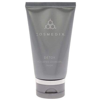 Cosmedix Activated Charcoal Detox Mask - Gently Exfoliates Skin and Cleanses
